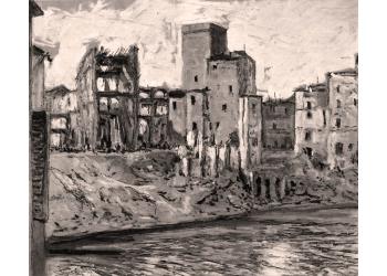 Torri e macerie di Borgo San Jacopo - Rovine di Firenze Torri e macerie di Borgo San Jacopo - Rovine di Firenze